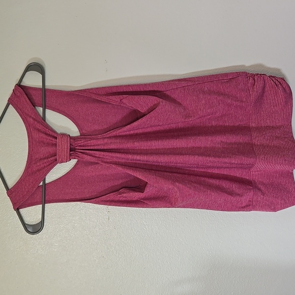 Eddie Bauer Heathered Maroon Racerback Tank Size Medium - Picture 2 of 7